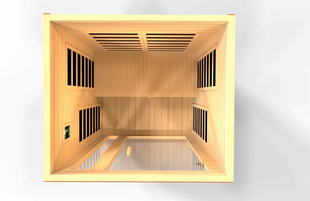 Cheap 4 Person Corner Sauna Infrared Outdoor Sauna Room 3 Person Infrared Sauna Outdoor
