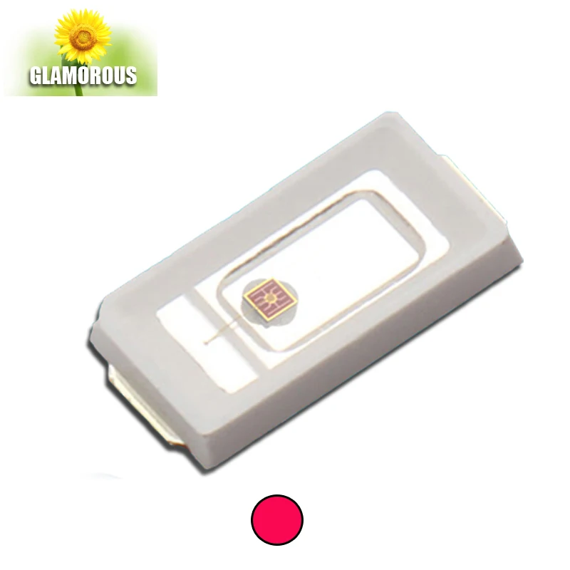 Тайваньский epistar 5730 красный светодиодный чип 660 нм 0 5 Вт с высоким дисплеем высокой освещенности smd светодиодная бусина Светодиодная лампа