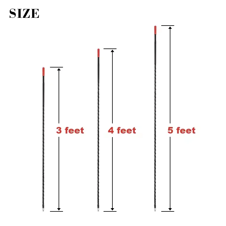 Custom Fiberglass 27Mhz Mobile  Radio CB Antenna