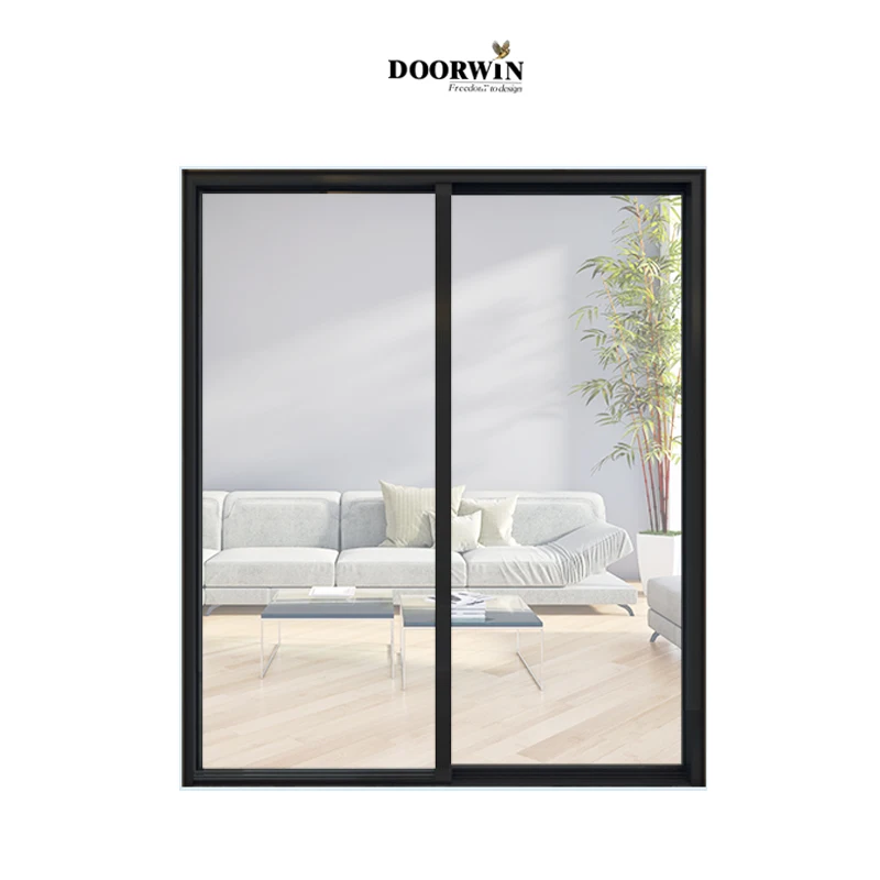 California Slim Narrow Frames Large View Sunshine Transparency Exterior Heavy duty Lift and Slide Sliding Glass Doors
