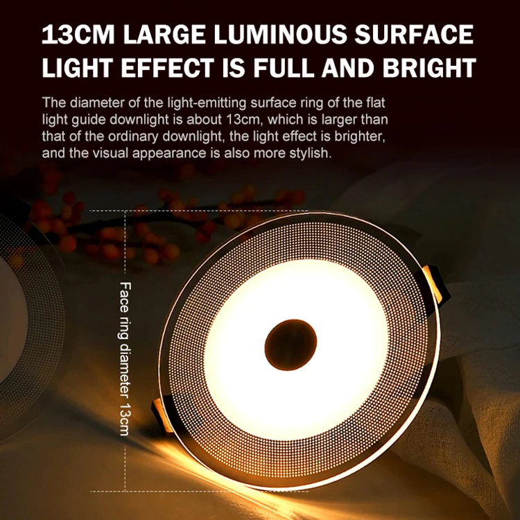 Dimmable LED Downlights LED SMD Energy Saving CCT Adjustable 5W  Hotel Home Recessed Ceiling Downlight with CE RoHS