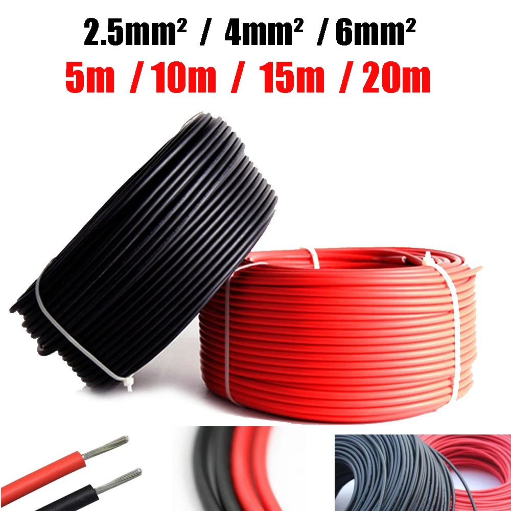 Factory direct sale long cycle life acceptable price cable solar 4mm customizable support OEM