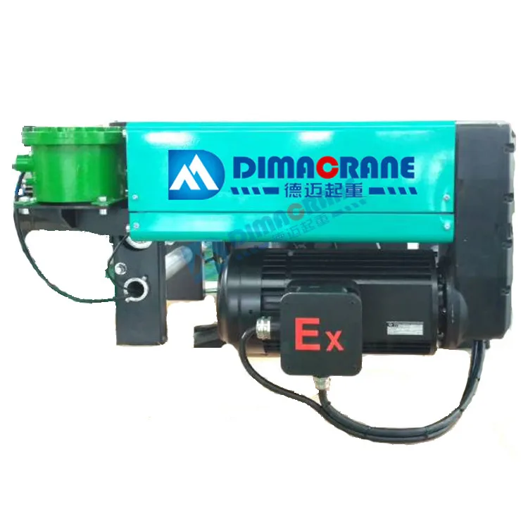 Europe standard safety reliable Explosion-proof wire rope electric hoist lifting capacity 3200kg-50000kg load