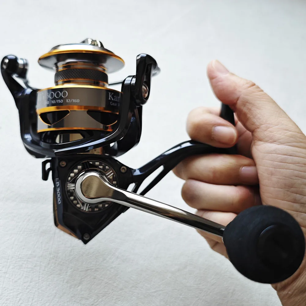 ALPHA 2023 Wholesale 3000 Max Drag 8KG EVA Knob Bass Sea Saltwater Freshwater Metal Fishing Spinning Reel