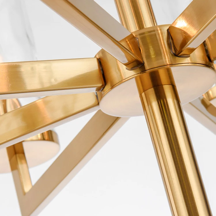 European tradition entrance hall cognac vintage clear glass lamp luxury chandeliers light