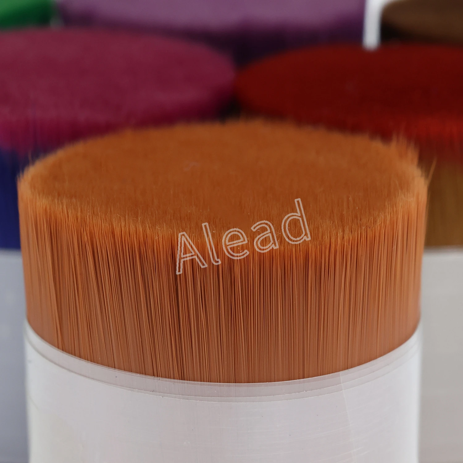 Korean Pbt Tapered Shiny Matte Black Colorful Fluorescent Mono Filaments Synthetic Fiber Silk For False Mink Eyelash Extension