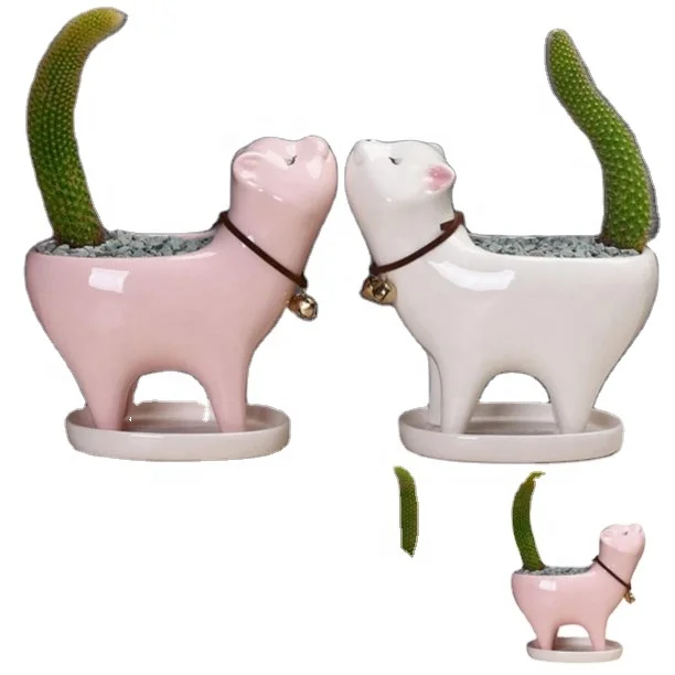 Amazons Hot Sell Mini Home Decor Planter Garden Animal  Succulent Planter for Outdoor Decoration Ceramic Planter