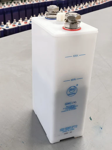 Hengming GNC190 Rated Voltage 1.2V 190AH Rechargeable ni-cd Battery Sintered Plate Type for engine starting