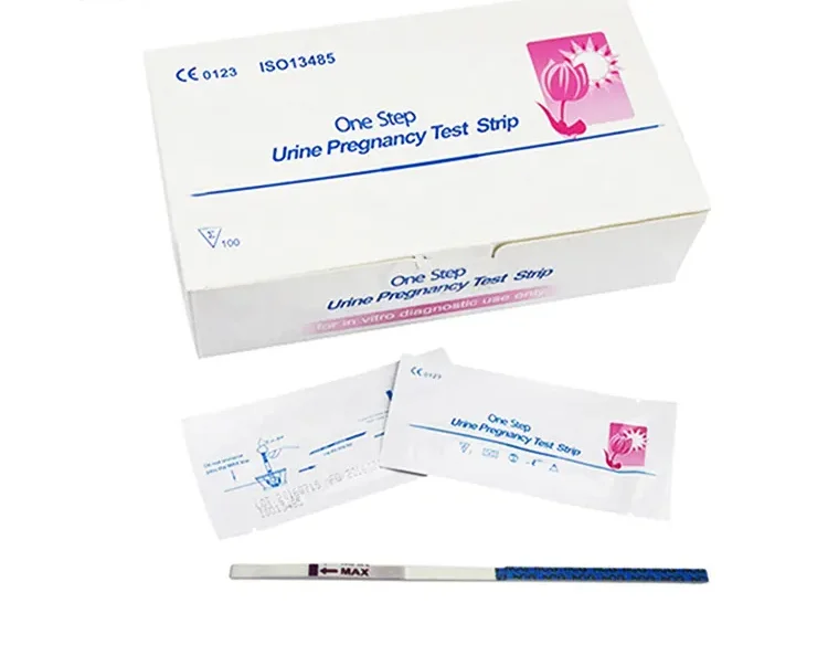 HCG LH  One Step Urine Home Test Strip Pregnancy Test Strip Factory Price Medical One Step Hcg Urine Pregnancy
