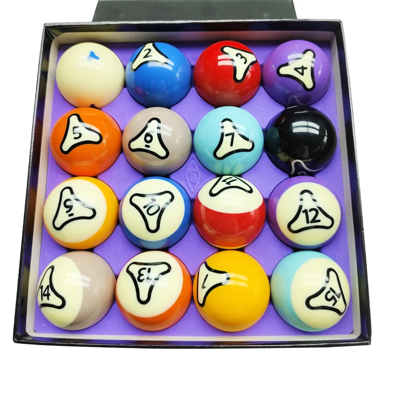 Xingsheng Factory Wholesale Cheap Professional Championship High Quality American Billiards Full Size Number Ball Set 16 Balls