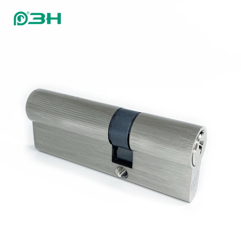 Copper Cylinder Nickle plated Finished Indoor and Outdoor Casement Door Lock Key Open Door Lock Cylinder