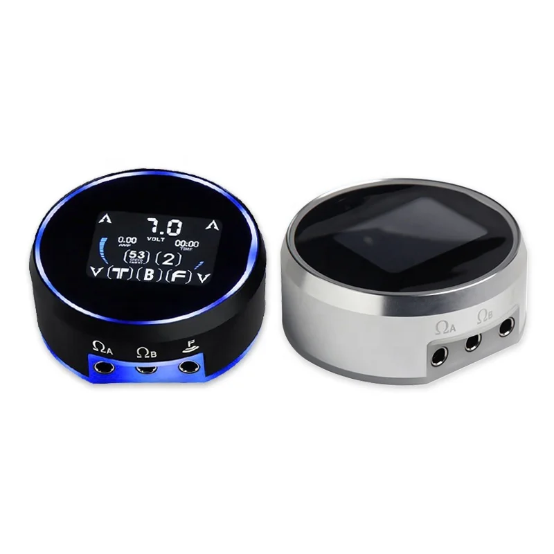 New Design Aurora 3 Digital LCD Tattoo Power Supply With Power Adaptor Mini Led Touchpad Tattoo Supplies