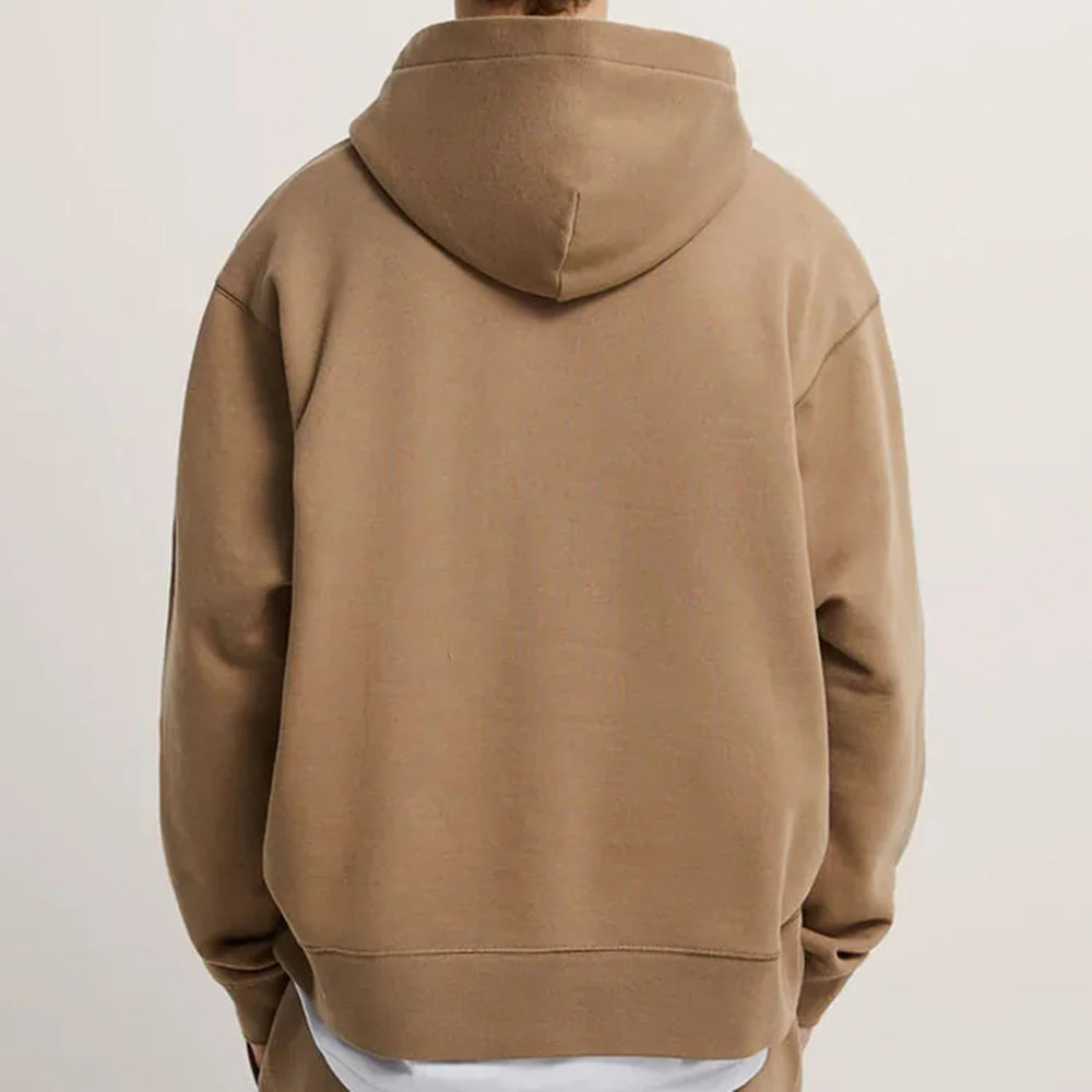 Custom Hoody Men 100% Cotton Thick Heavy French Terry Heavyweight Hoodie Pullover Puff Print Oversized Hoodies Manufacturer