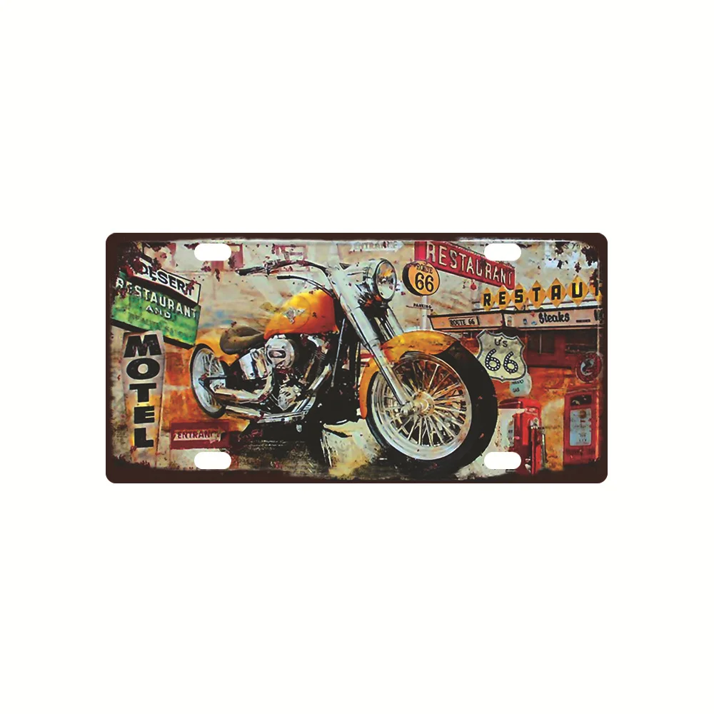 Custom Wholesale Texas Souvenirs Car Plates Metal Sign Companies Austin Texas Cowboys Tin Sign