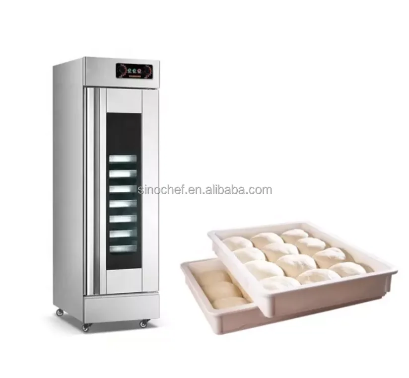 Factory Sell Sinochef Single Door 16 trays bread ferment box proofer for sale