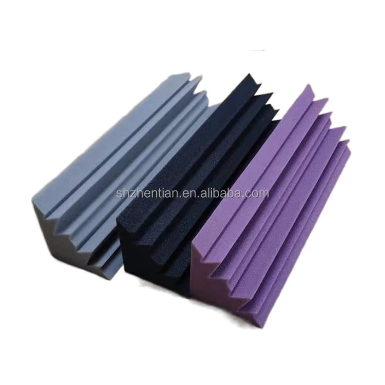 Sound Insulation Wedges Noise Absorbing Wall Panels Foam Sponge Sound Absorbing Material Corner Bass Traps Acoustic