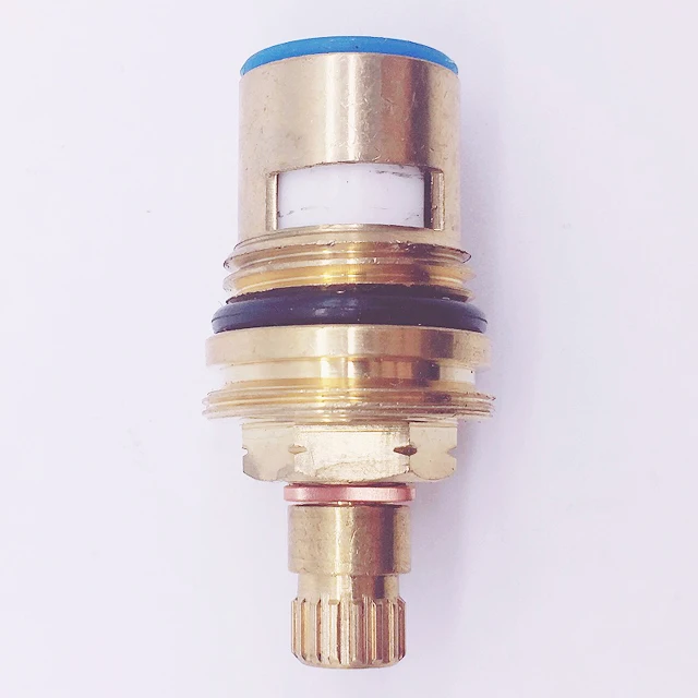 fast open faucet brass spindle taps ceramic mixer cartridge brass parts