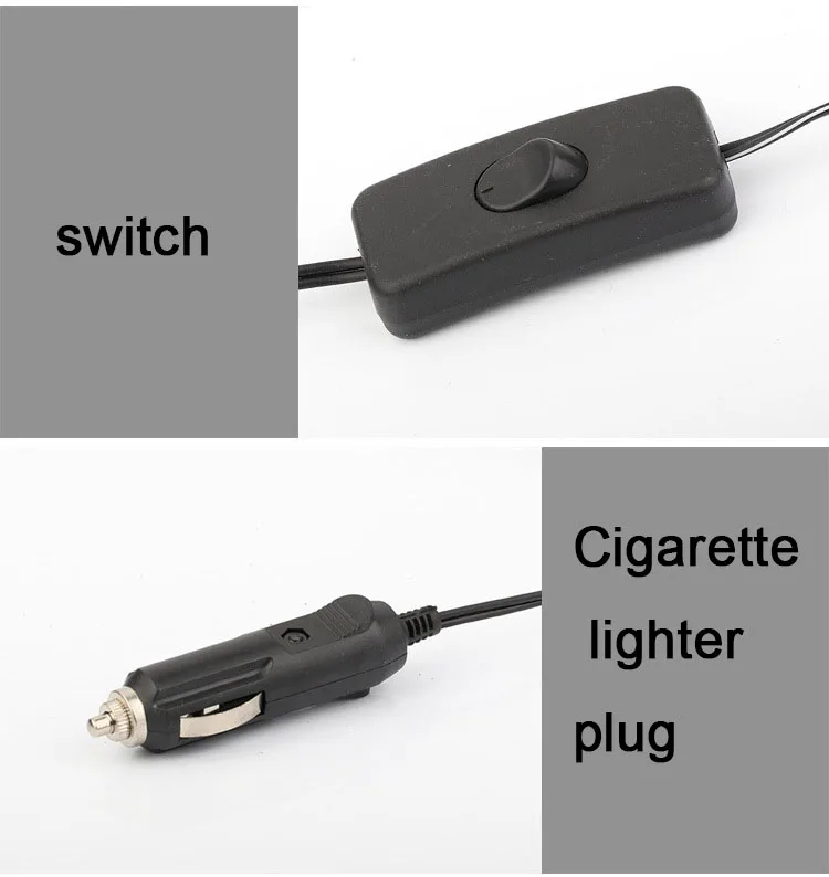 5PCS blade ABS material car interior cooling fan for car 12v car roof air fan