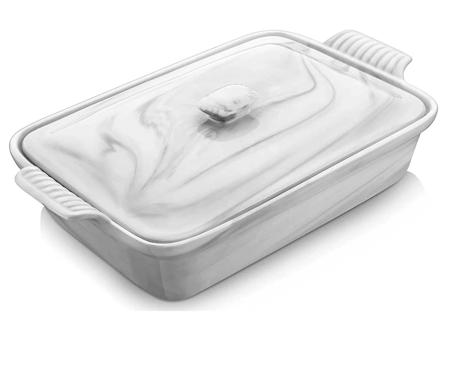 Кастрюля с крышкой кастрюля для выпечки 9x13 лазаньи 3 4 кварт керамическая посуда набор кастрюль