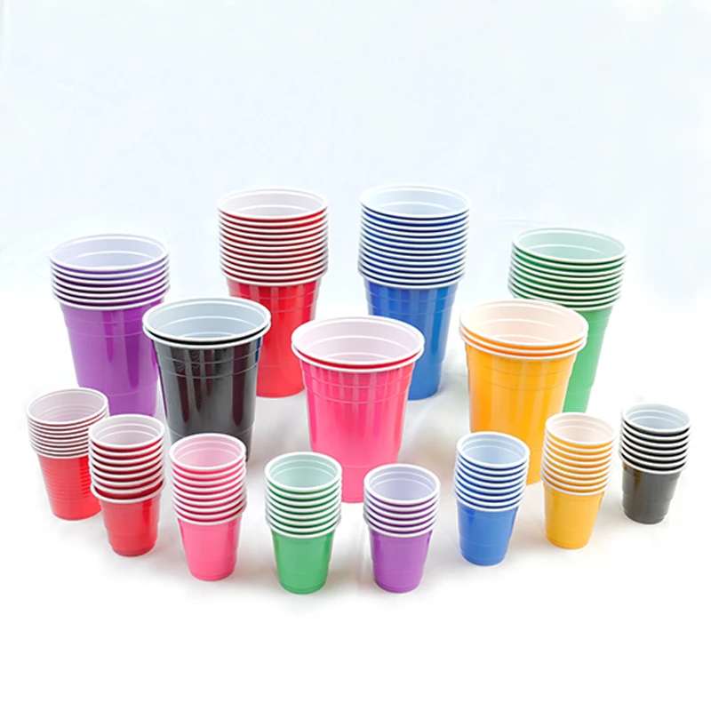 Hot Selling Disposable Plastic Beer Pong Drinking Cup 16 Oz Red Cups Plastic Wine Cup
