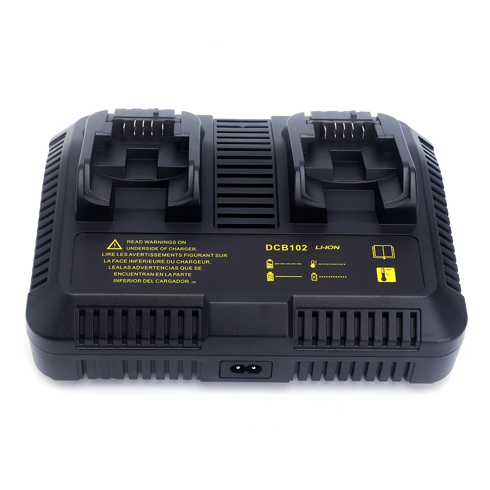 Зарядное устройство DCB102 DCB102BP для всех Dewalt литиевая батарея 12 В 20 в макс. XR DCB120 DCB203