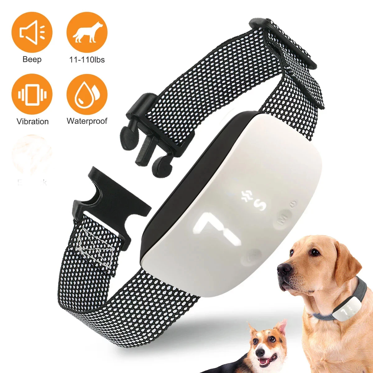 2024 Hot Selling Product No Bark Control Collars Dog Anti Bark Collar for dog