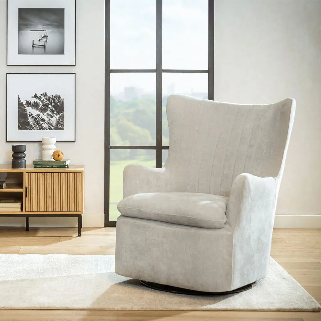 Sans Modern 360 Degree Swivel Accent Armchair Living Room Occasional Chair