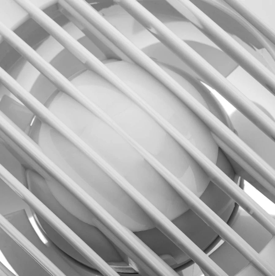 Window Glass Ultra Quiet White Ventilation Fan High Air Volume CFM for Bathroom Exhaust Fan