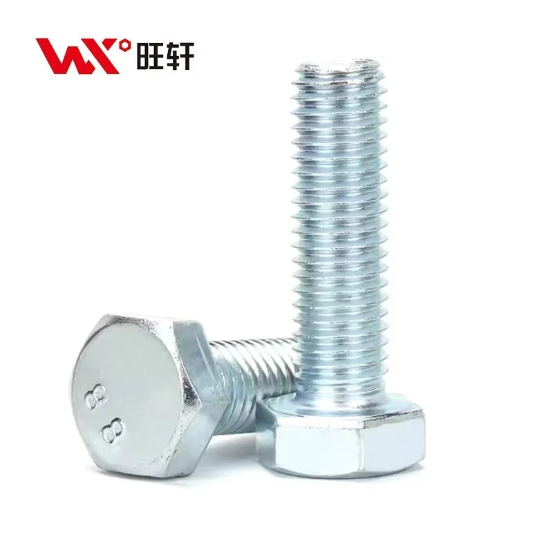 Factory Customized Hot Selling 110mm Galvanized 4.8 Grade Adjustable Bolt Outer Hex Head