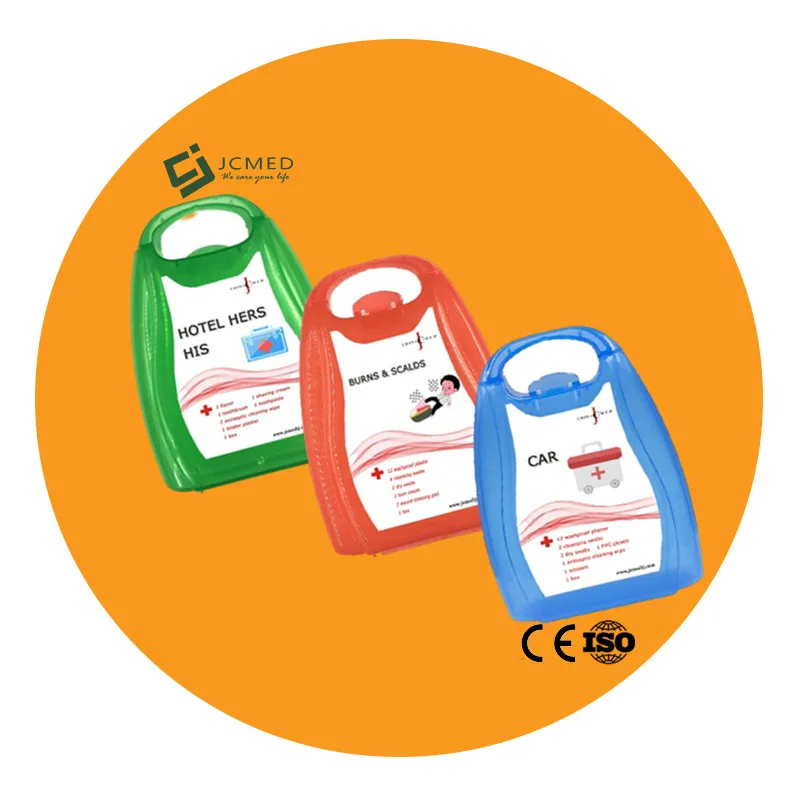 JCMED medical emergency plastic mini snake bite first aid kit