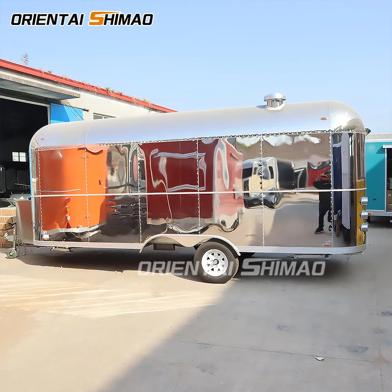 Canada usa standard Airstream concession carts food truck airstream food trailer with fully equipped