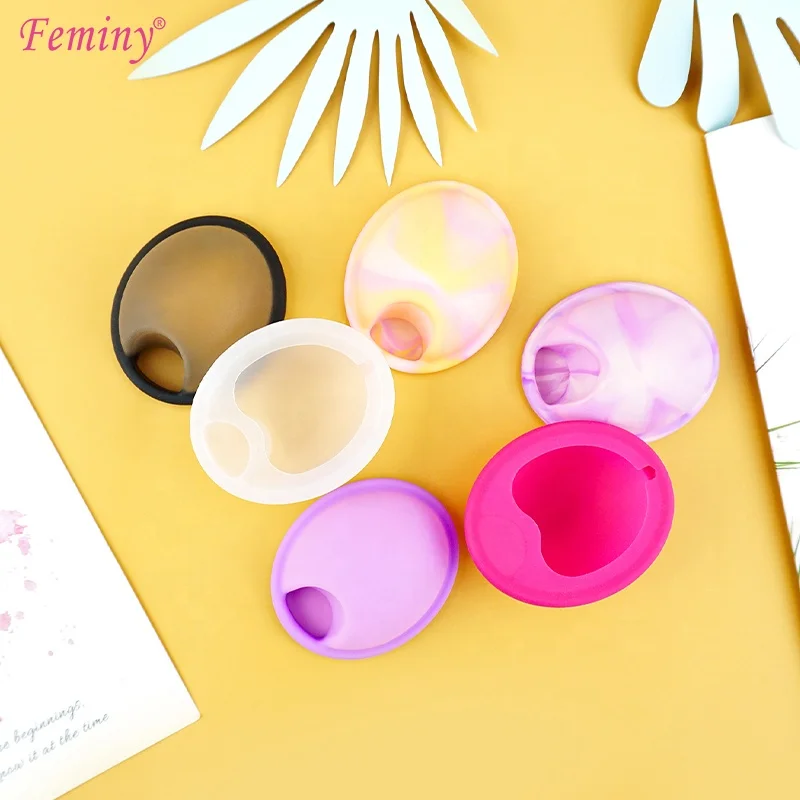 Soft Medical Grade Silicone Custom Branded Menstrual Disc With Removal Tab Reusable Menstrual Disc