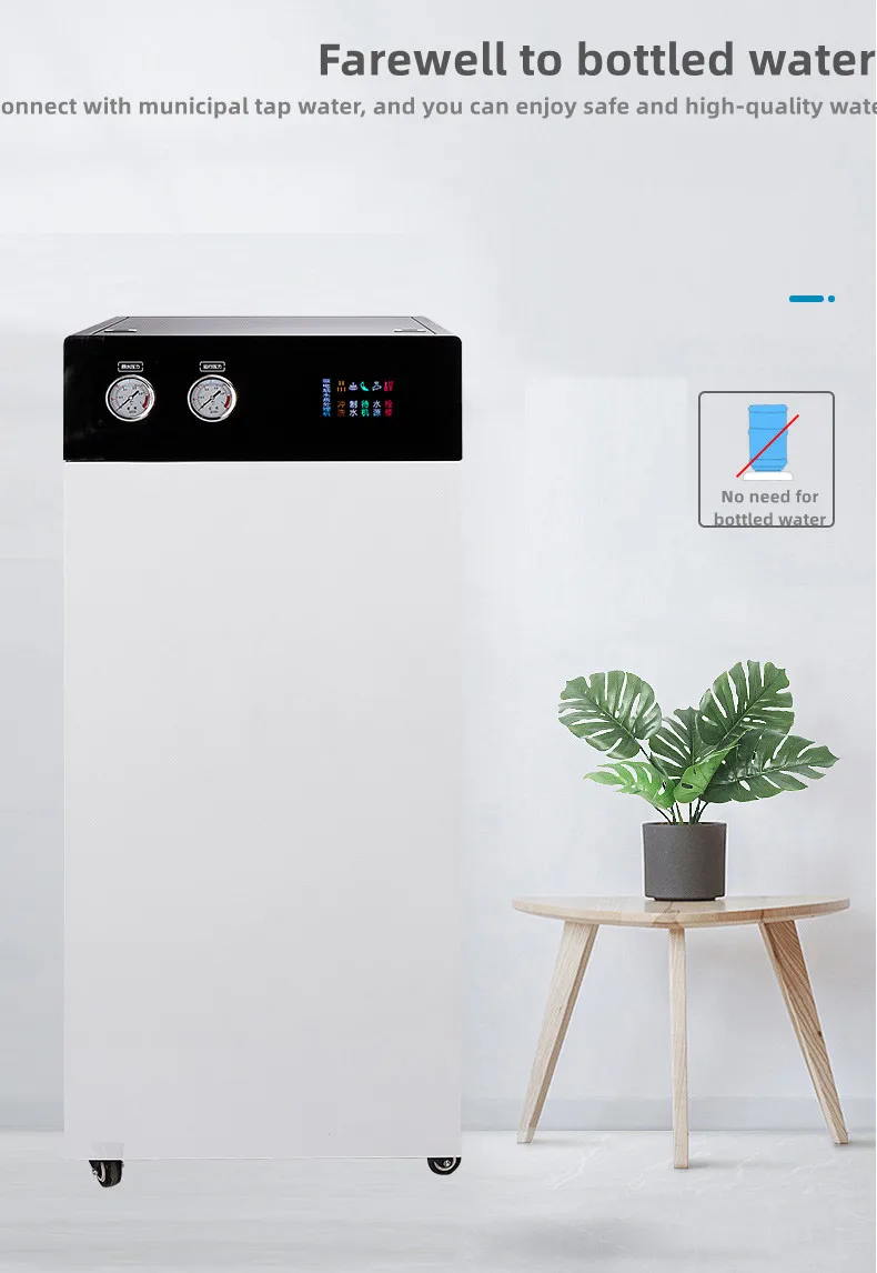 5 stage water filter 800GPD RO Water filtration reverse osmosis system for commercial drinking water purifier