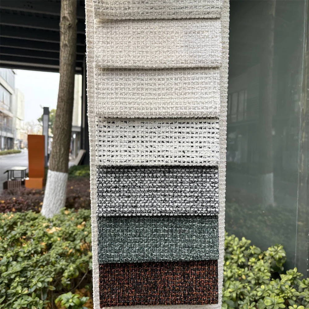 Home textile high quality jacquard chenille upholstery sofa fabric Vega 0121