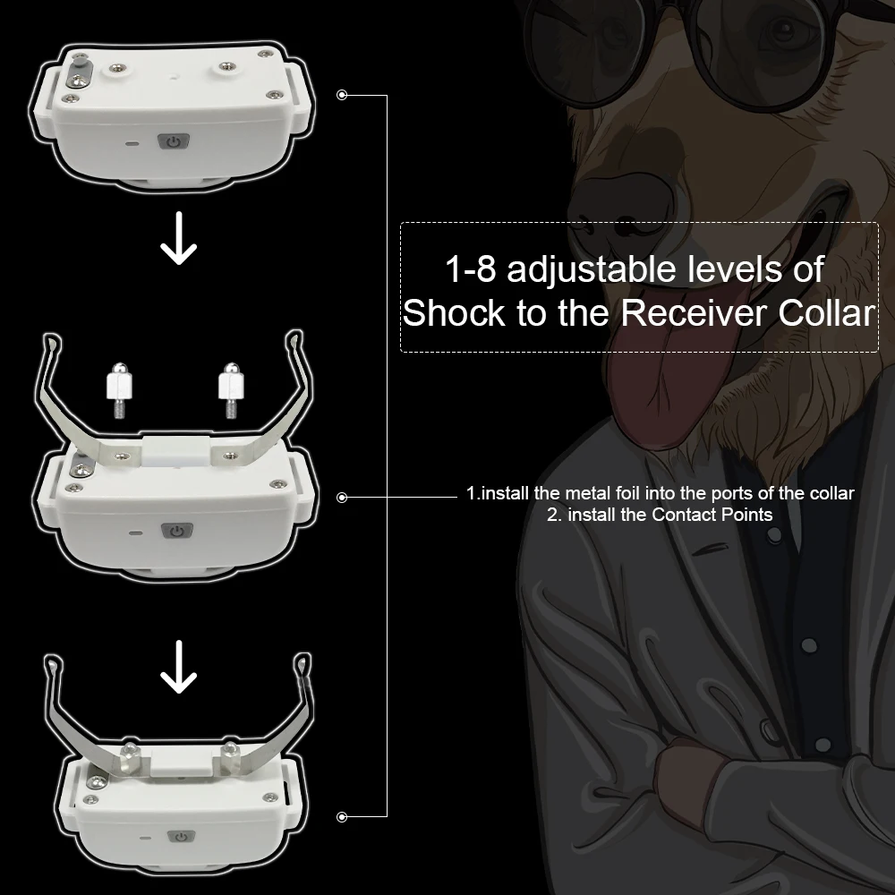 Shenzhen PATPET factory anti barking device luxury dog collar custom