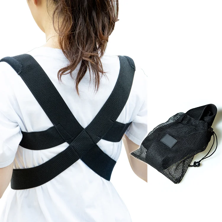 Upper Back Shoulder Brace Neoprene Posture Corrector Adjustable Back Support Belt