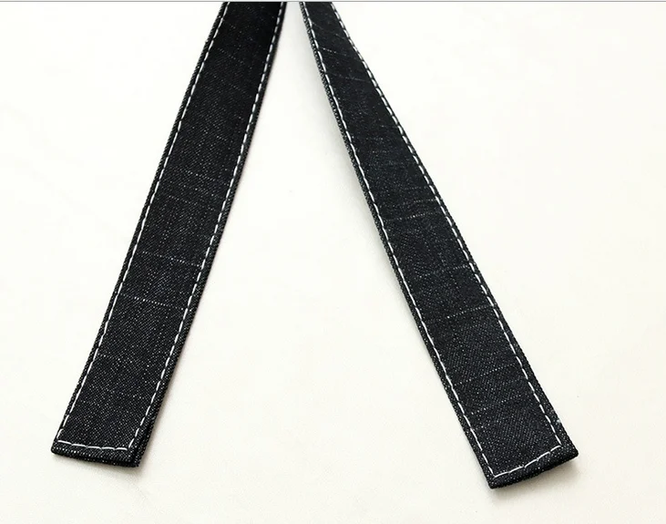 denim fashion half-length apron restaurant tea shop custom logo