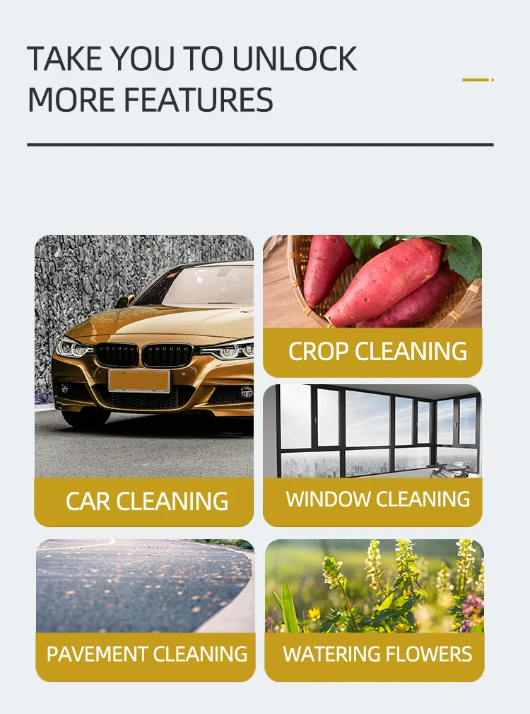 Multi-Functional Household Electric Portable Pressure Car Auto Washer Cleaner Water Gun Sprayer