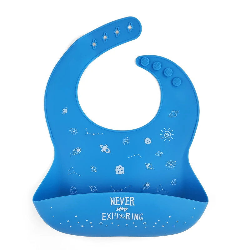 Модные водонепроницаемые силиконовые детские нагрудники OEM для пищевых продуктов