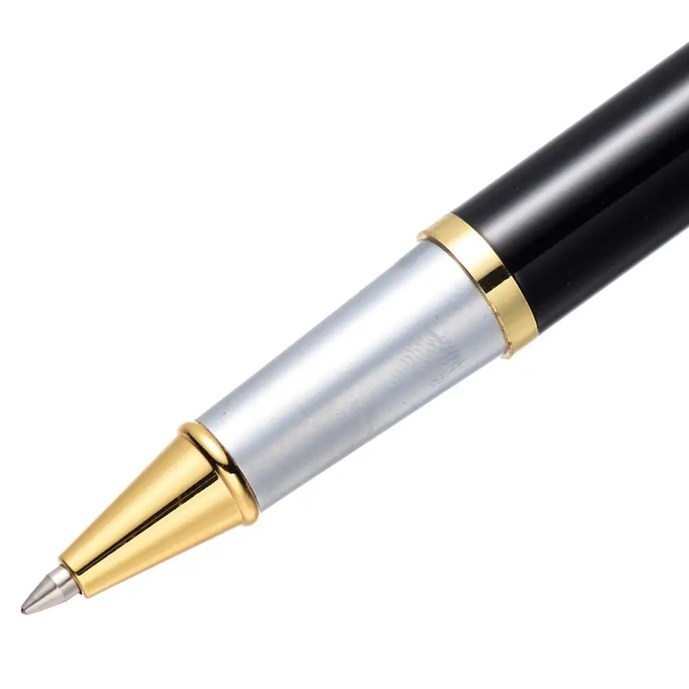 
Wholesale gel ink with logo black metal roller pen,Promotion and gift business for hotel roller pens 