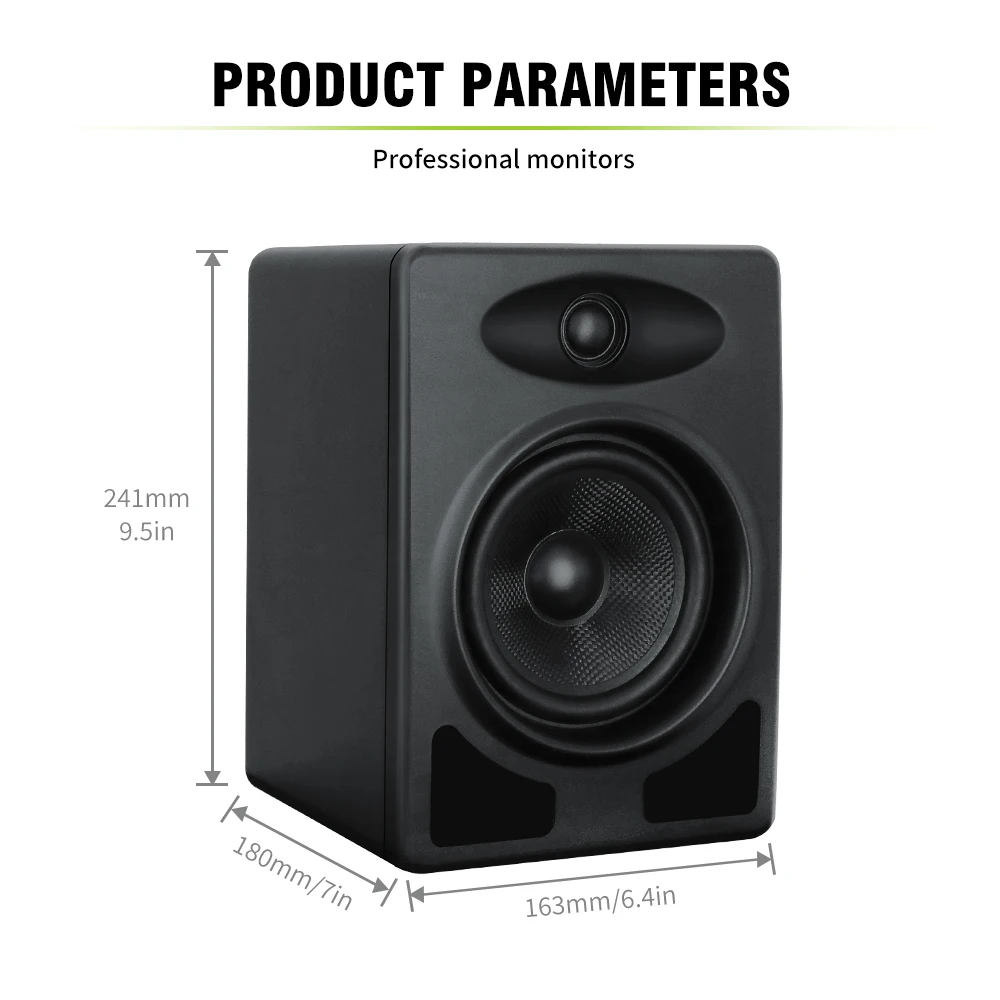 Factory produce supply 5 inch studio senior active monitor speakers A5BT for small control room