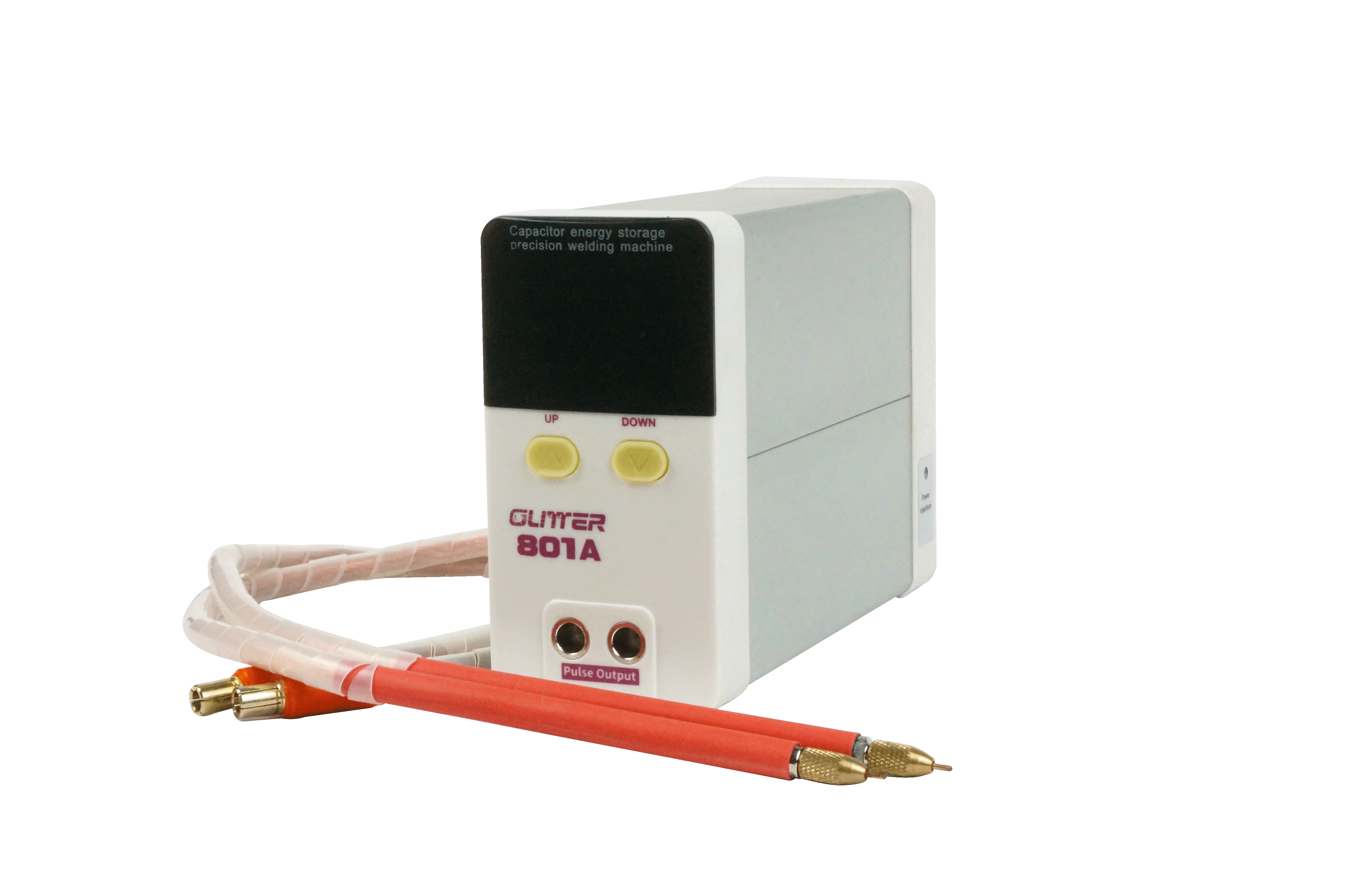 801A 18650 Battery Pulse Spot Welding Machine Hd Digital Display Portable Capacitor Spot Welder with Mobile Phone Weld Fixture