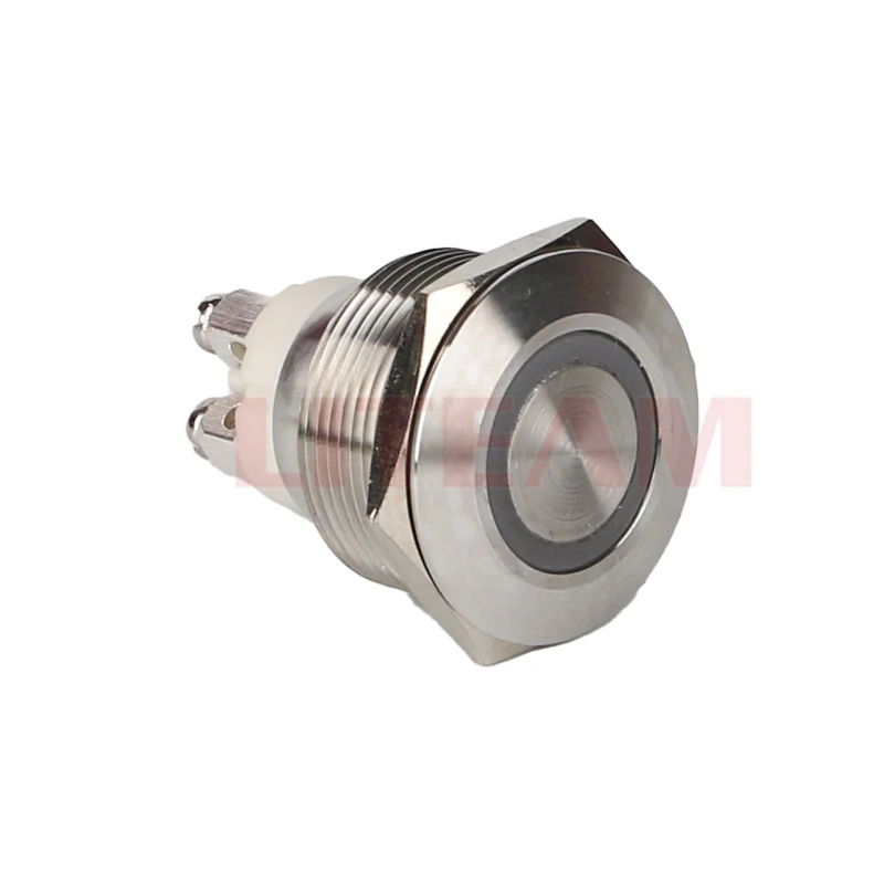 22mm 19mm 16mm Ip67 metal waterproof   Electric Industrial Explosion Proof Normally Open Momentary Push Button Switch