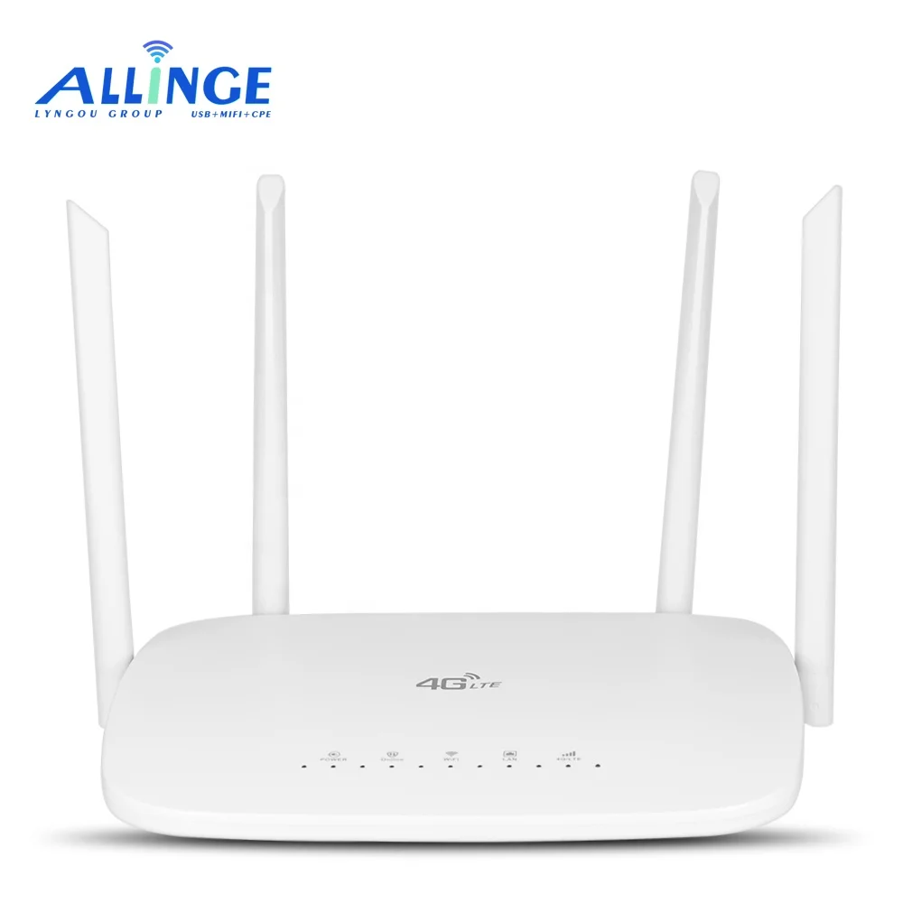 ALLINGE XYY127 4G Lte CPE Router LM321-116 Wifi Router 4G Lte Support B1/3/5/38/40 4G Router Wifi With External Antenna