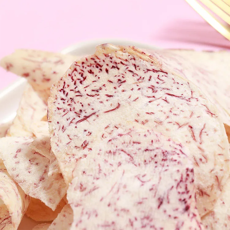 Factory Direct Sales Delicious Healthy Vegetable Snacks Non Fried Crispy Spicy And Salt Taro Slices Low-Temperature Dehydrated