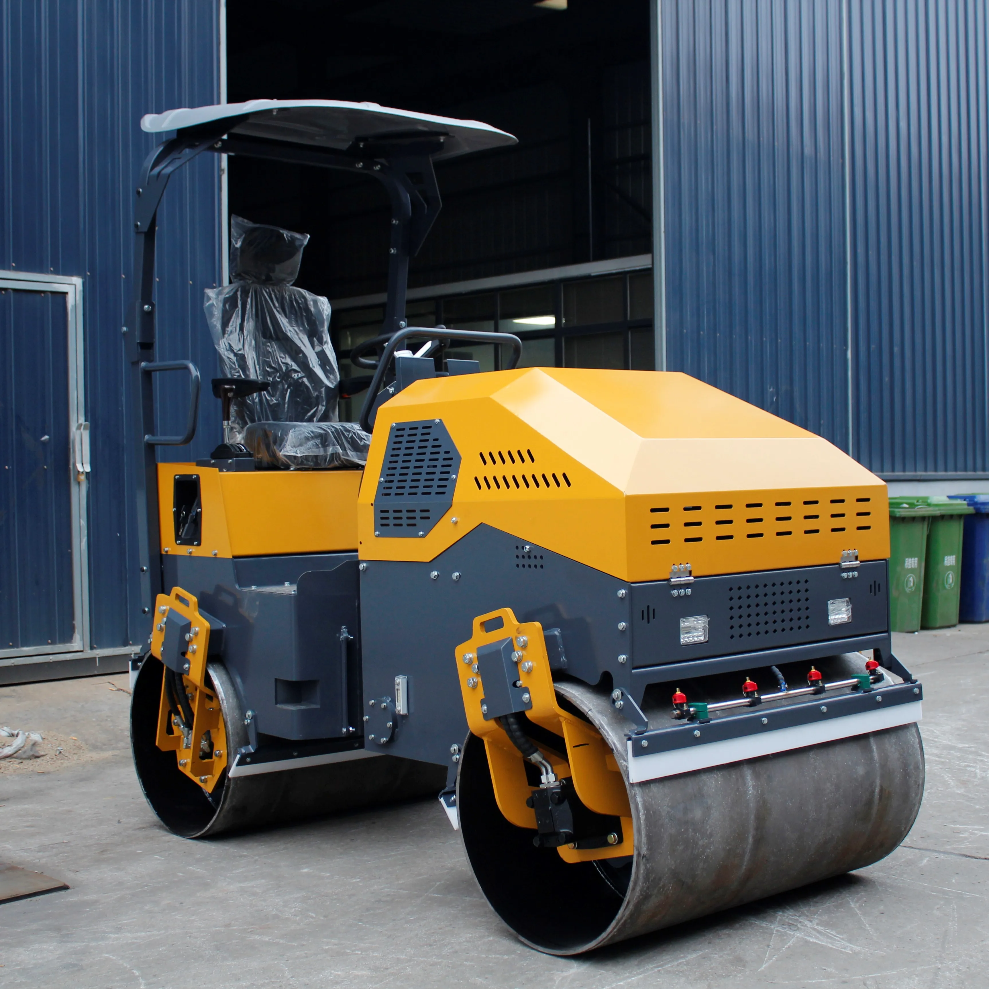 Factory Price 1ton 2ton 3ton Hydraulic Vibration Electric Mini Road Roller