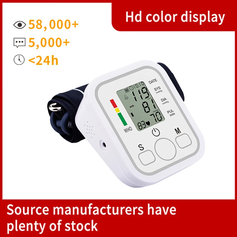 Hot Sells Household Wrist Type Digital Blood Pressure Monitor Sphygmomanometer Professional Manufacturer Blood Pressure Monito