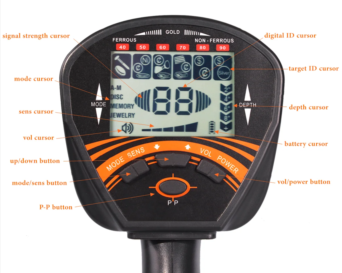 MD-810 Best gold detector underground gold metal detector treasure hunting professional industrial metal detector