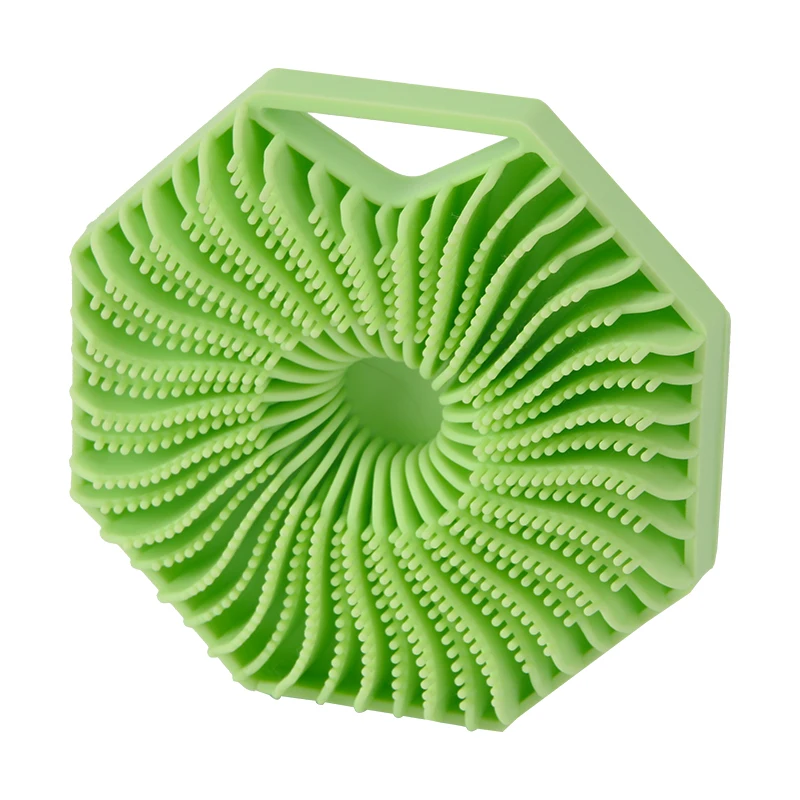 Wholesale Custom Logo Soft Exfoliating Silicone Skin Massage Body Bath Shower Cleaning Brush Scrubber