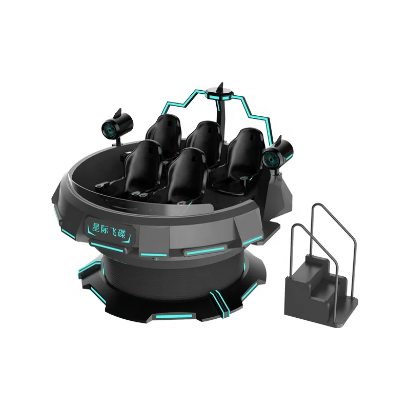 Реальный виртуальный UFO 9D VR Cinema Детский образовательный авиасимулятор для общественного игрового дома сталь парков приключений